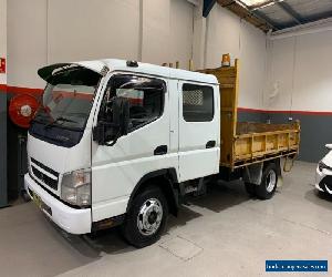 2009 MITSUBISHI FUSO CANTER DUAL CAB TIPPER TRUCK LOW KMS REGO NOT ISUZU HINO for Sale