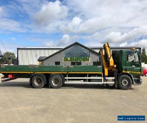 2007 57 DAF CF75.310 6x2 CRANE HIAB PLANT FLAT BED DROPSIDE LORRY