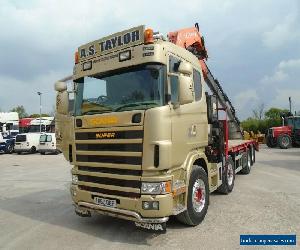 SCANIA R114 380 8X2 C/W PM45 CRANE 