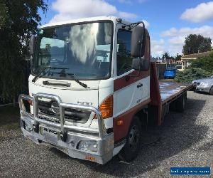 2008 hino 500 us04 truck car carrier with ramps manual tow bar grate start truck