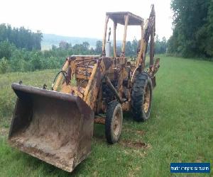 Ford 4500 diesel truck with backhoe