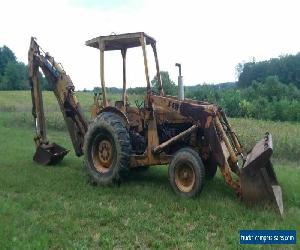 Ford 4500 diesel truck with backhoe