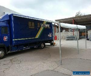 Mercedes 814 7.5ton Race truck  with awning living space 