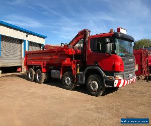 SCANIA P400 8X4 TIPPER GRAB 2011 EPSILON CRANE NO VAT 