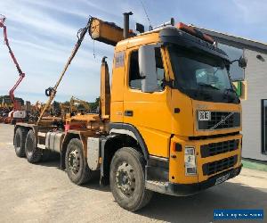 2007 Volvo FM-400 8x4 Hook loader bin Skip lorry  for Sale