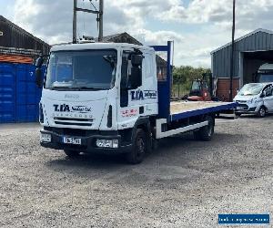 2007 Iveco Eurocargo 75E16 7.5T long Flatbed Sleeper cab With low mileage engine