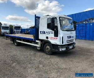 2007 Iveco Eurocargo 75E16 7.5T long Flatbed Sleeper cab With low mileage engine