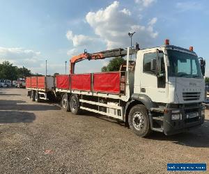 Iveco Stralis 6x2 wagon and drag with remote Palfinger PK12000 crane 2006 400bhp