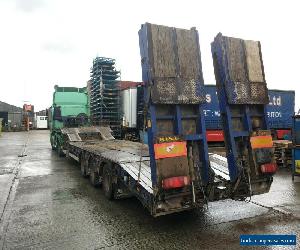 2006 King GTS 44 low loader trailer step frame ramps out riggers Flip Toe ramps for Sale