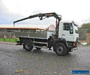 MAN 10.180 4X4 EX BRITISH ARMY / MOD WITH ATLAS CRANE 59500 miles YEAR 2003