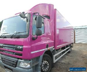 DAF CF65.250 SLEEPER 2013 SEMIAUTO ON AIR 26' BOX COLUMN T/LIFT JULY 20 MOT TIDY for Sale