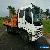 Isuzu frr 500 diesel crane tray crew cab service body truck dual cab for Sale