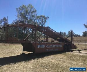 45 FOOT  CAR CARRIER  WITH ALL THE RAMPS AND GEAR TO CARRY 7 CARS for Sale