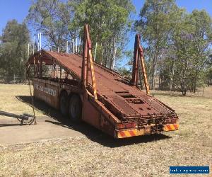 45 FOOT  CAR CARRIER  WITH ALL THE RAMPS AND GEAR TO CARRY 7 CARS