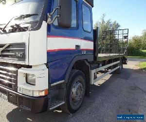 2001, Volvo FM250 18ton Gross Fitted With 27ft Beavertail Body.