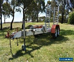 Alloy aluminium plant trailer 2000 Kg excavator bobcat 2 tonne GTM for Sale