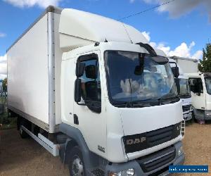 Daf LF45 7.5t box lorry with column taillift with sleeper cab for Sale