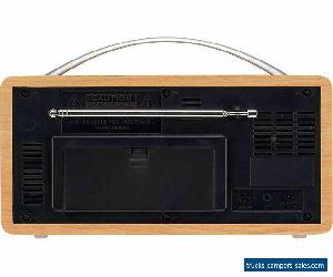 LOGIK L55DAB15 Portable DAB+/FM Radio - Silver & Wood - Currys