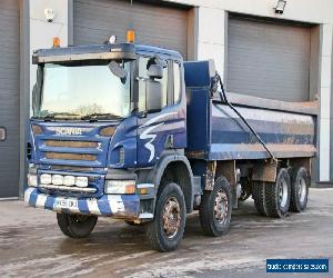 Scania (2006) P380 8X4 Tipper. Day Cab. 8 Speed Manual With Crawler Gearbox