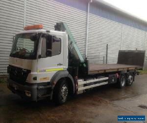 Mercedes Axor 26 Ton Rodger Dyson Tilt and Slide plant body HMF 18ton/m crane 