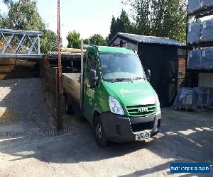 Iveco Alloy dropside rear mounted hiab type crane Atlas 3.5ton 