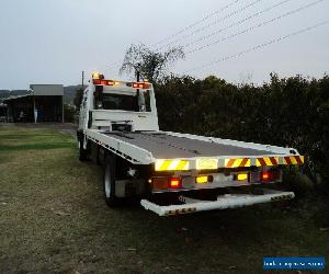 MITSUBISHI FIGHTER 7 SEATER TILT SLIDE TOW TRUCK,12T GVM,6M TRAY, 2ND HITCH