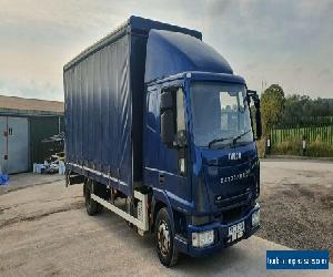 Iveco eurocargo 75e16 2008 curtainsider with tail lift 21ft body sleeper cab
