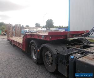 2006 Andover SFCL41 low loader trailer step frame ramps out riggers MOT sept 20