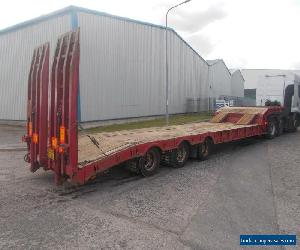 2006 Andover SFCL41 low loader trailer step frame ramps out riggers MOT sept 20
