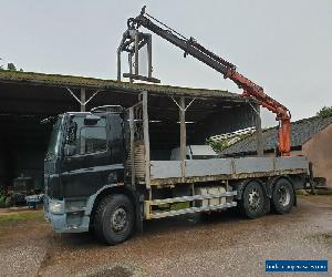 2008 DAF  CF75.310 26T EURO 5 WITH CRANE ATLAS TEREX 120.2 E