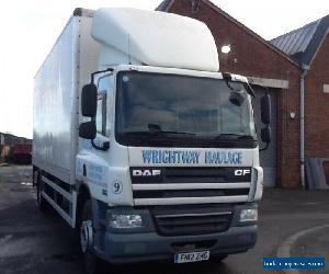 DAF CF 65/220 18 ton box 512,000 Kms 2012 Euro 5, 10mth mot.