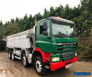 2008 DAF CF85,360 TIPPER 8X4 MANUAL GEARS SPRING SUSPENSION DOUBLE DIFF AXLE