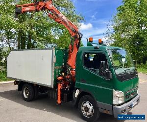 2007 Mitsubishi Canter 7C15 Tipper with Atlas Crane and grab