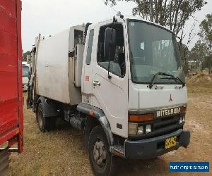 Mitsubishi Fighter 2001 rear loader garbage compactor truck