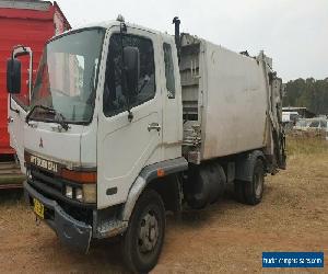 Mitsubishi Fighter 2001 rear loader garbage compactor truck