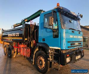 2003 IVECO MP260 E31H GRAB TIPPER LORRY TRUCK HMF CRANE 6x4 DRAW BAR SPEC  for Sale