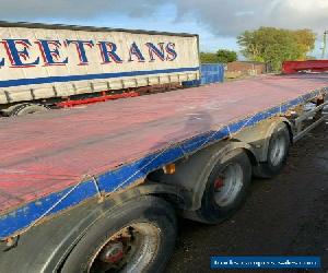 2007 M & G 45ft Flatbed Coil Trailer 