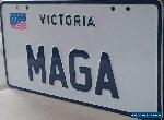 MAGA   VICTORIAN PERSONALIZED NUMBER PLATES  for Sale