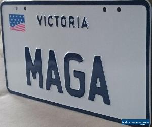 MAGA   VICTORIAN PERSONALIZED NUMBER PLATES 