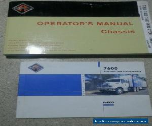 International 7300 7400 7500 7600 Series SEVERE SERVICE MODEL OPERATOR Manual 