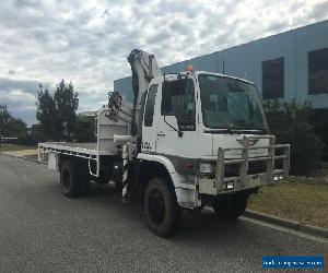 hino crane tray truck