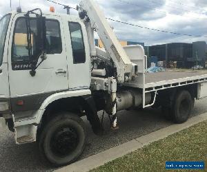 hino crane tray truck