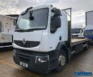 2011 RENAULT PREMIUM 18T PLANT FLATBED BEAVERTAIL TRANSPORTER, MANUAL GEARBOX