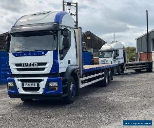 2011 (61) Iveco Stralis 310 6x2 rear lift 30ft flat bed 