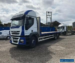 2011 (61) Iveco Stralis 310 6x2 rear lift 30ft flat bed 