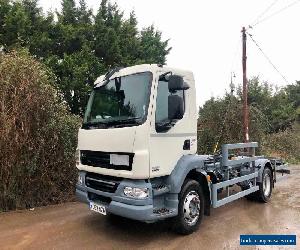 18-12-2013 (63) DAF LF55,220 AIR-CON 14-TON SKIP TIPPER HOOK TANKER 8 STUD PTO for Sale