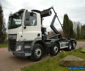 2017 (17) DAF CF 400 Euro 6 8x2 Rear Lift Steer Hook Loader, Multilift Equipment