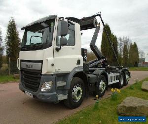 2017 (17) DAF CF 400 Euro 6 8x2 Rear Lift Steer Hook Loader, Multilift Equipment