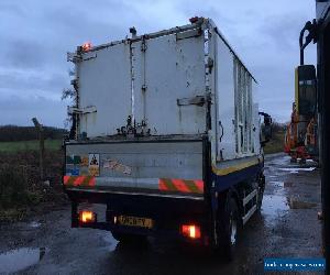 2009 09 Iveco 7.5 cage tipper tail lift waste recycling tree surgeon 