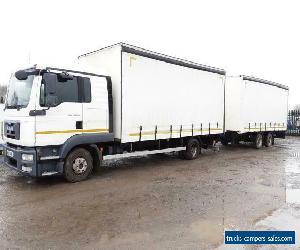 12.250 MAN TGL EX MOD DRAW BAR RIG, 2012, ONLY 55K MILES MANUAL GEARBOX, 24T GTW for Sale